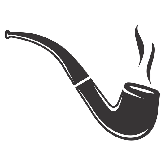 Elegant smoking pipe design for crafting projects