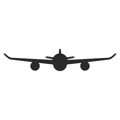 Vintage plane vector design for creative cutting projects