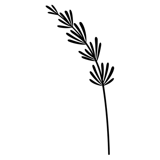 Elegant botanical branch design perfect for cutting machines