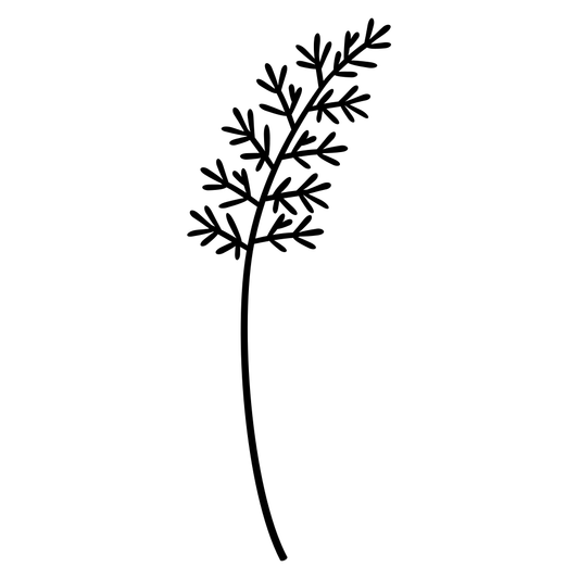 Elegant botanical vector design for crafting projects