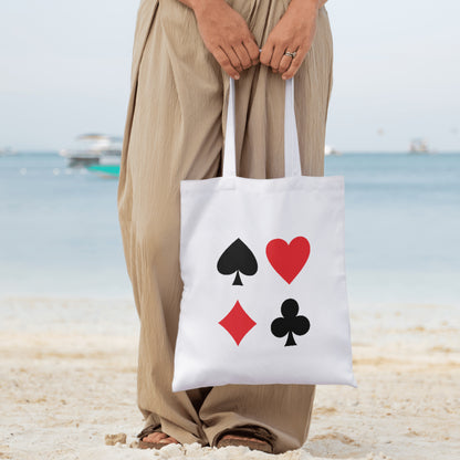 Colorful vector symbols of playing card suits for crafts
