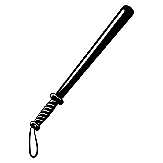 Vector design of a police bat for cutting machines