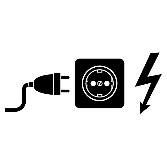 Creative vector design of a power plug and outlet