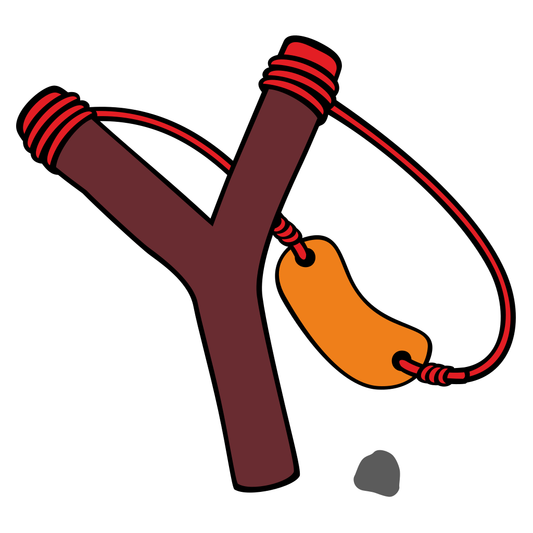 Creative slingshot design vector for crafting enthusiasts