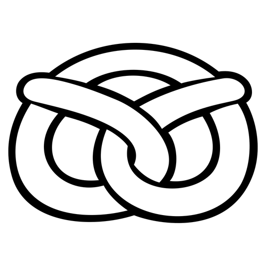 Knot design for crafters and cutting machines