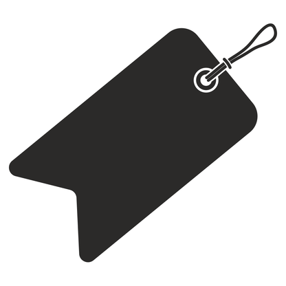 Creative black tag design for versatile crafting projects
