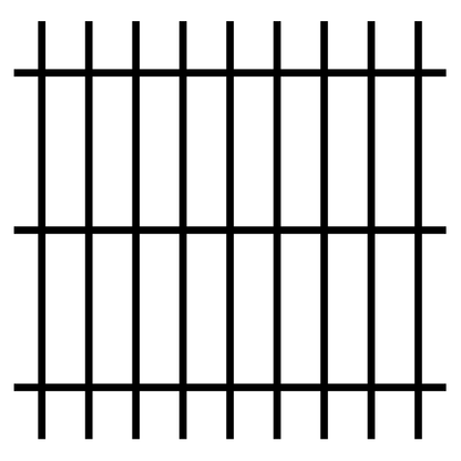 Creative vector design of prison bars for crafting projects