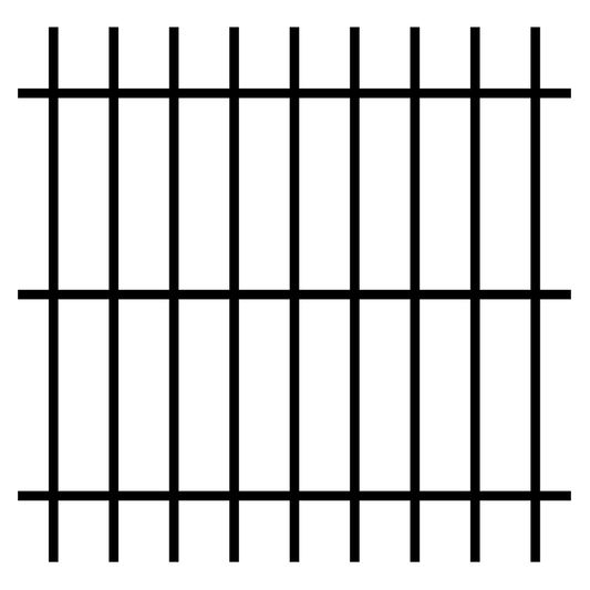 Creative vector design of prison bars for crafting projects