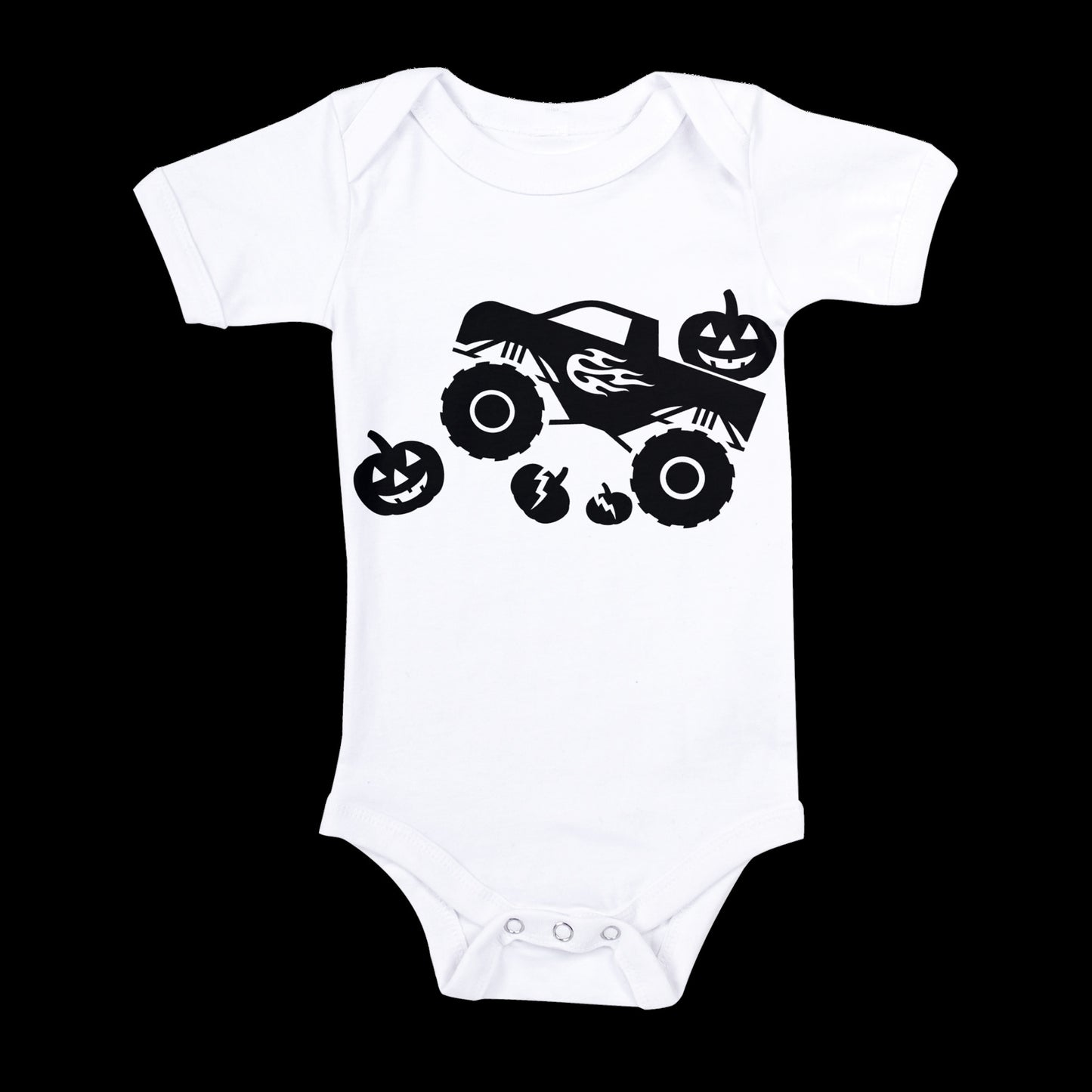 Pumpkin monster truck design perfect for crafts and decorations