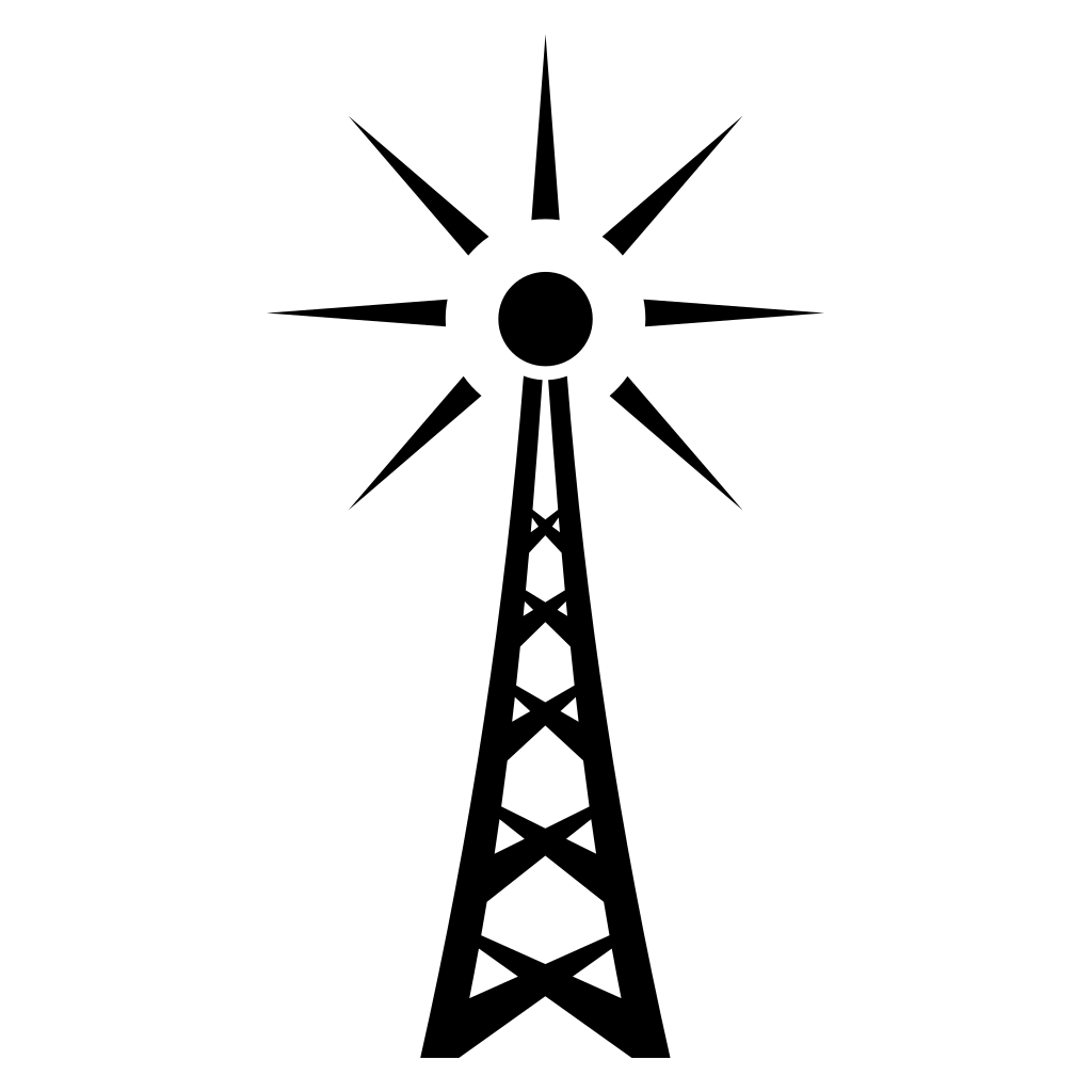 Creative radio antenna vector design for cutting machines