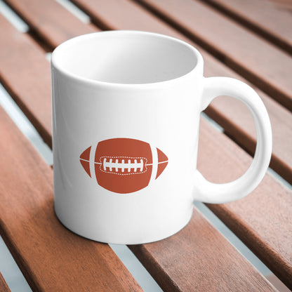 Vector design of an American football for cutting