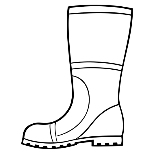 Creative vector designs of rain boots for crafting projects