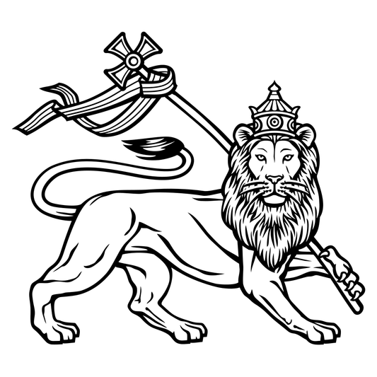 Rasta lion design perfect for creative cutting projects