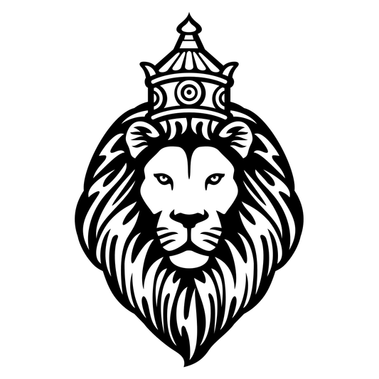 Rastafarian lion design for crafting and cutting machines