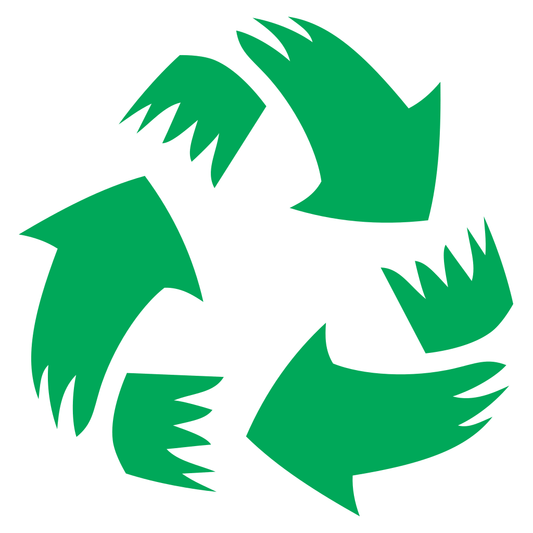 Green recycling vector designs for cutting machines