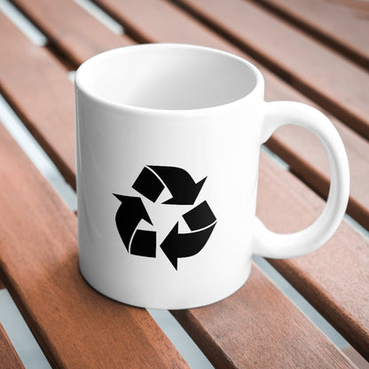 Creative vector design of a recycle sign for crafting projects