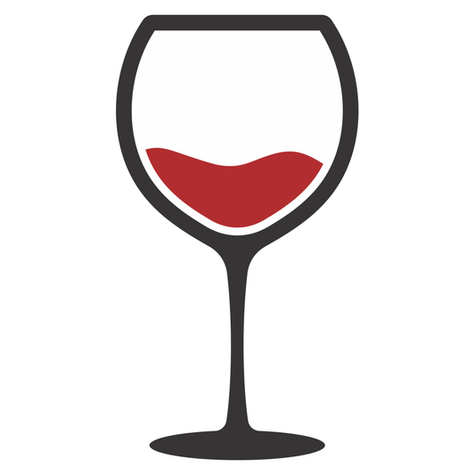 Elegant red wine glass design for cutting machines