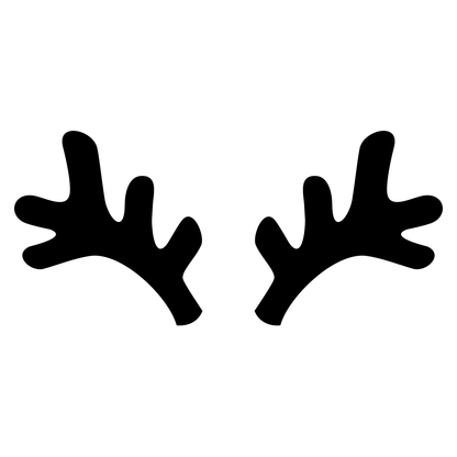 Unique reindeer antlers design for crafting projects