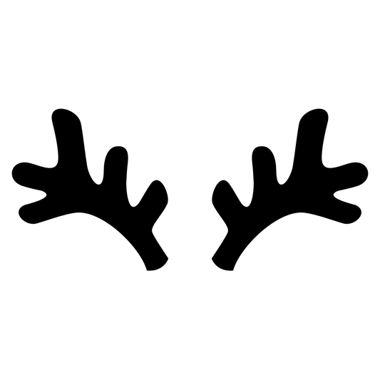 Unique reindeer antlers design for crafting projects