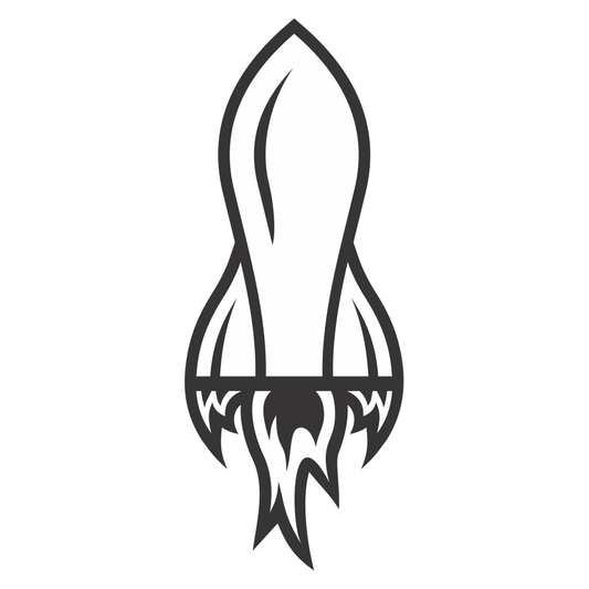Creative rocket design for cutting machine projects