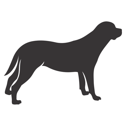 Rottweiler silhouette design for cutting machine projects