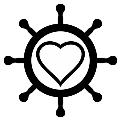 Rudder heart design for creative cutting machines