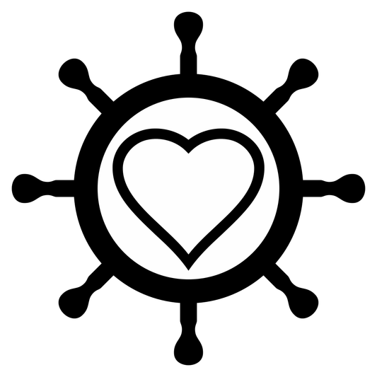 Rudder heart design for creative cutting machines