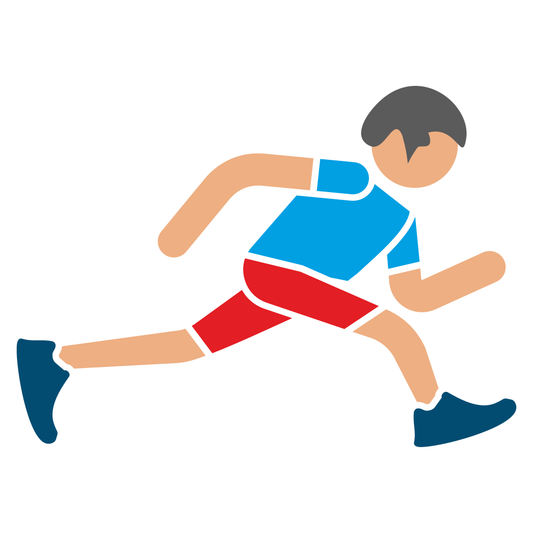 Dynamic runner icon perfect for vinyl cutting projects