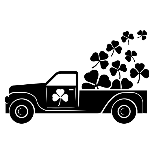 Celebrate Saint Patrick's Day with a festive truck design