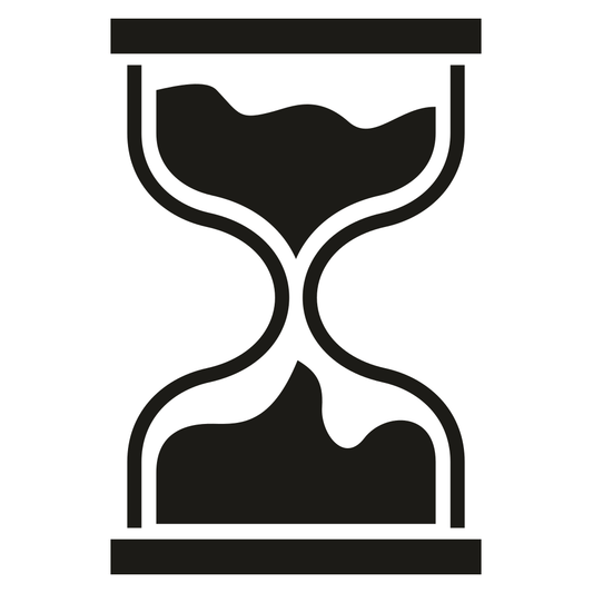 Elegant sand clock design perfect for cutting machine projects
