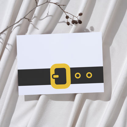 Stylish Santa belt vector design for festive crafting