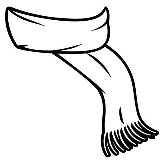 Cozy winter scarf design for cutting machines