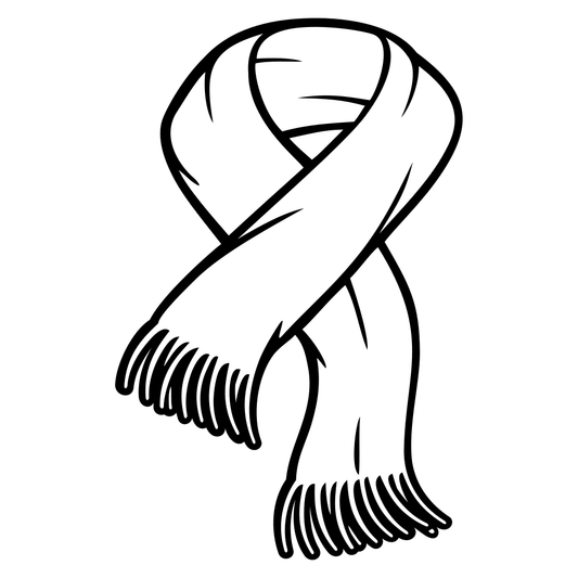 Stylish scarf design perfect for cutting machines use