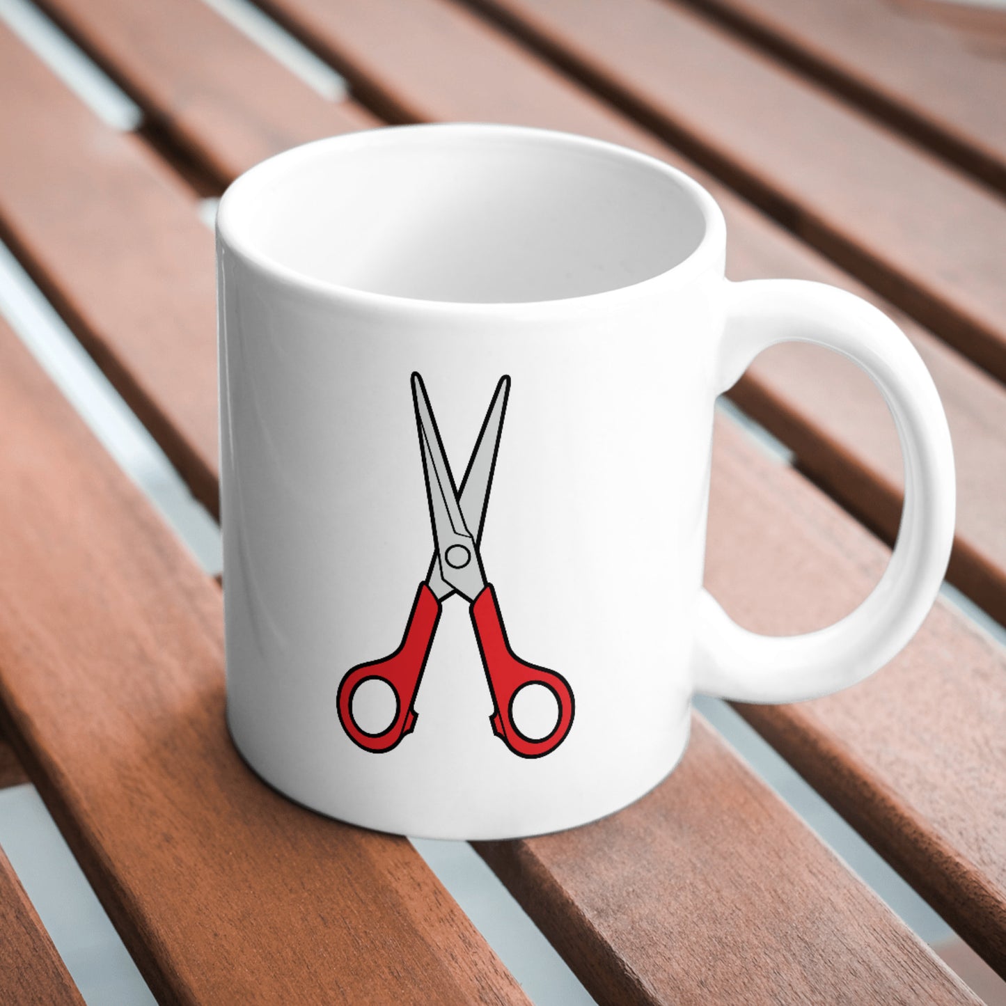 Scissors design for crafting and cutting machine use