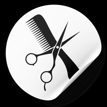 Scissors and comb vector design for cutting machines