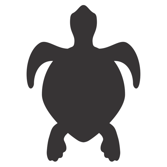 Creative turtle silhouette design for crafting enthusiasts