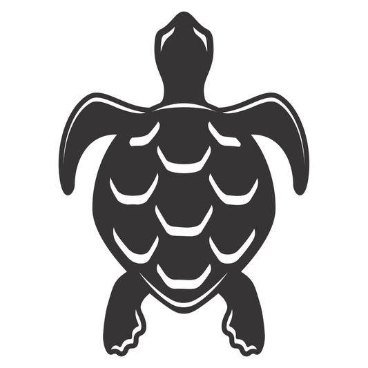 Vector design of a turtle suitable for cutting machines