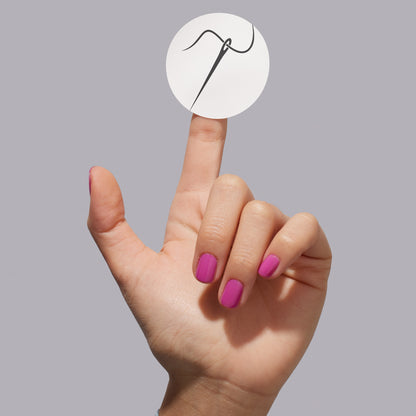 Creative vector design of a sewing needle for cutting machines