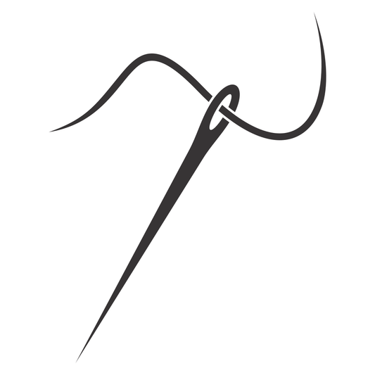 Creative vector design of a sewing needle for cutting machines