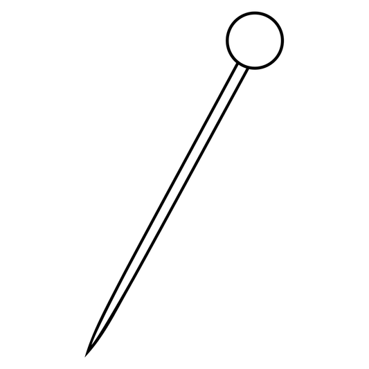 Creative sewing pin vector design for craft enthusiasts