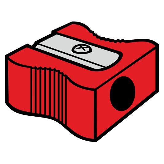 Create unique designs with a sharpener vector SVG file