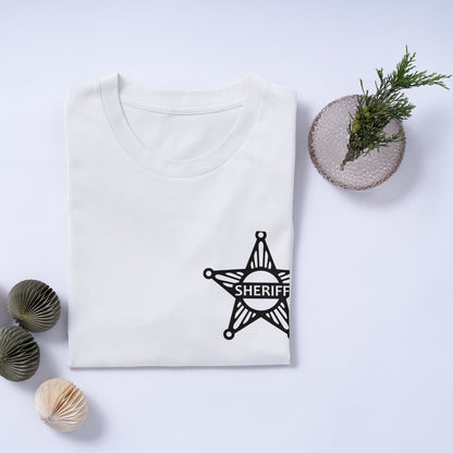 Creative sheriff star design for crafting and cutting projects