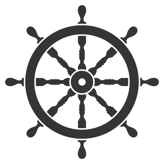 Creative nautical wheel design for crafting projects