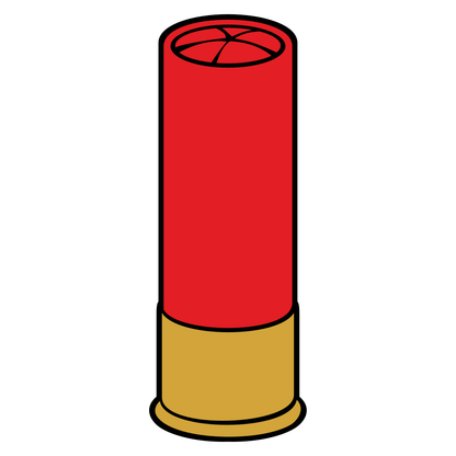 Stylish vector design of shotgun shells for creative projects