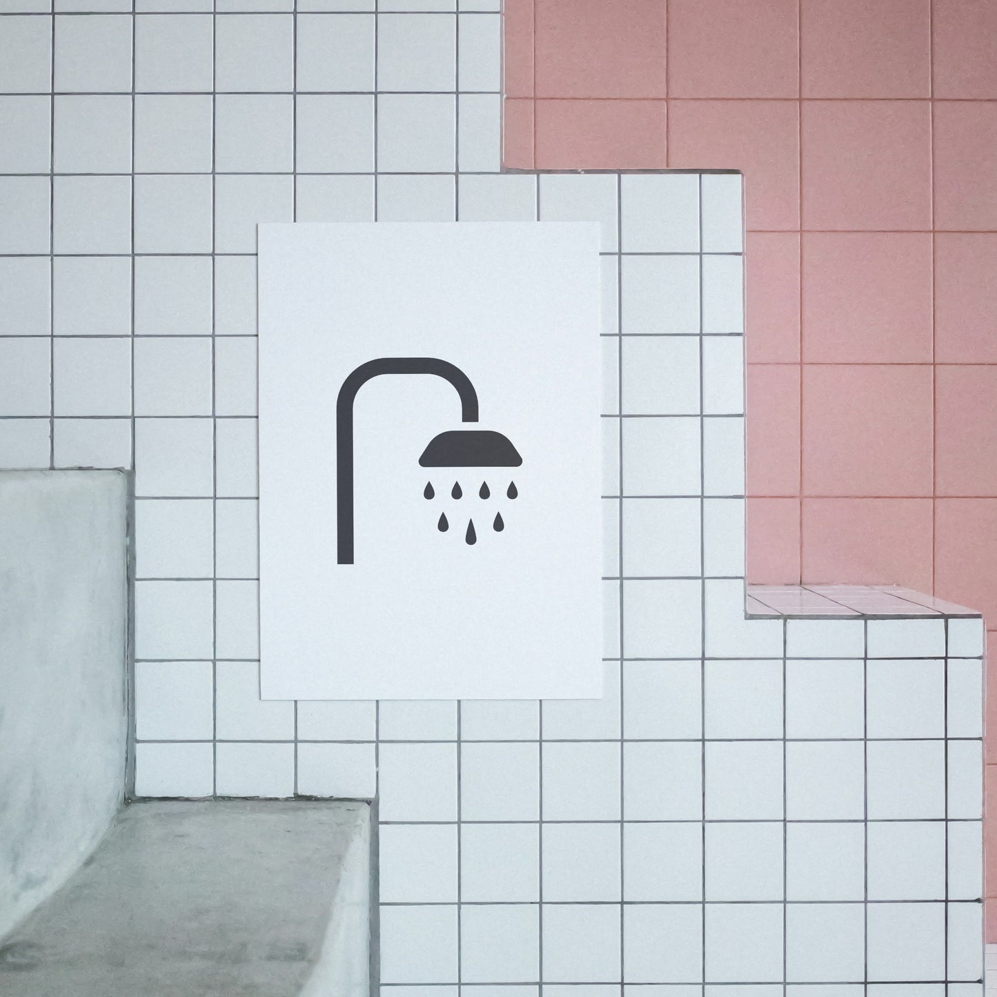 Enhance your bathroom with a stylish shower head vector design