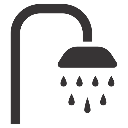 Enhance your bathroom with a stylish shower head vector design