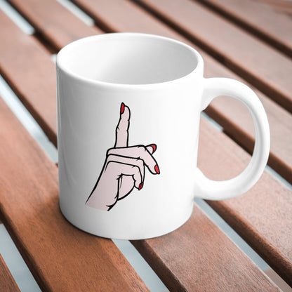 Creative vector design of a hand gesture for cutting machines