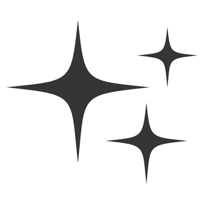 Creative vector design of silhouette stars for crafting projects