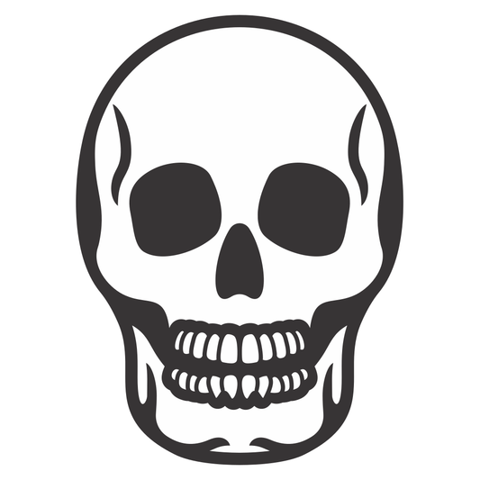 Creative skull design for versatile cutting machine projects