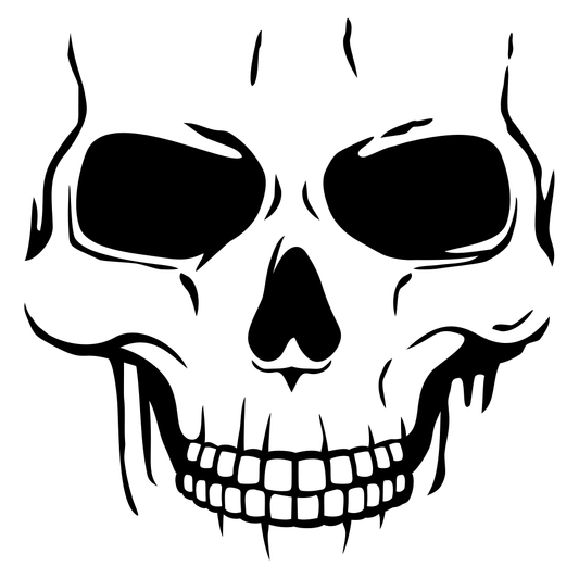 Intricate skull design for creative cutting machine projects